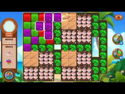 Lost Island Blast Adventure Level 1901 NO BOOSTERS - A S GAMING ✔️