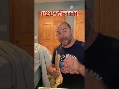 Polyrhythm vs polymeter explained #drums