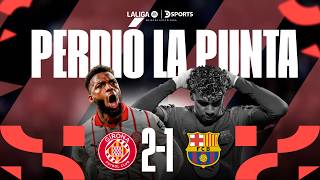 ¡#GIRONA se lo DIO VUELTA al #BARCELONA y FESTEJA #REALMADRID! | Girona 2–1 Barcelona | Resumen
