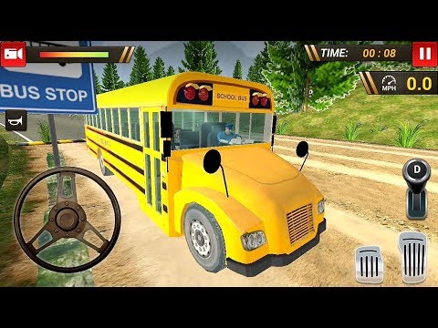 Offroad School Bus Driving Simulator 2019 || School Bus Racing Game || School Kids Bus Games