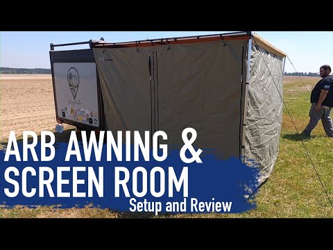 ARB AWNING & SCREEN ROOM SETUP/REVIEW | Sunray 109 | The Wayfinder