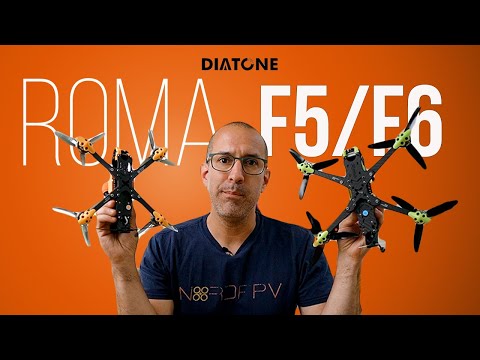 A 6" FPV freestyle drone? Diatone Roma F5 vs F6, Diatone's freestyle FPV drone series
