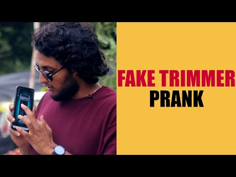 Hair Cutting Prank with Fake Trimmer in Telugu | Pranks in Hyderabad 2023 | FunPataka Video