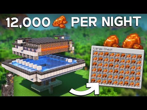 Minecraft BEST Resin Farm - Creaking Resin Farm Tutorial - 12K Resin Clump Per Night!