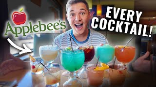 I Drank Every Applebee’s Cocktail in One Sitting… Here’s the Ranking