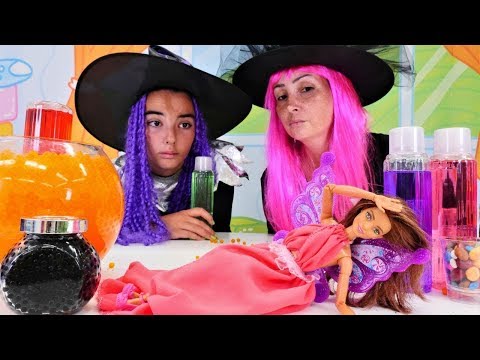 Cadı Özge ve Mina ile sihir yapma oyunları!