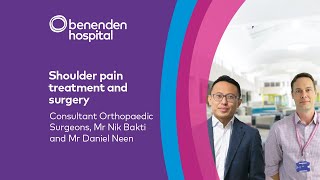 Shoulder pain treatment and surgery