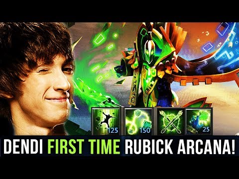 DENDI Rubick Legend First Time Trying New Rubick Arcana - 1.000$ EXPENSIVE Set - 7.20e Patch Dota 2