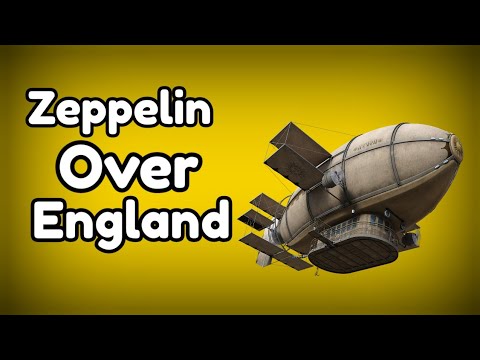 Zeppelin over England - New Invention for Modern war