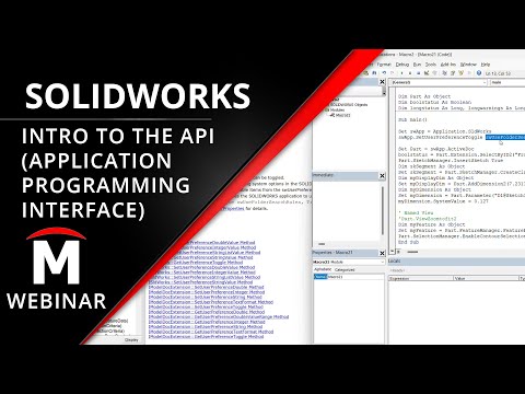 Introduction to SOLIDWORKS API - Webinar