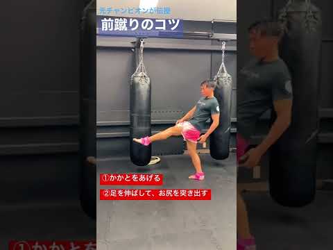 【前蹴りの3つのポイント】#shorts #shortvideo #nowar