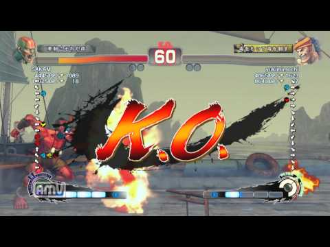 SAKAM [Dhalsim] vs yukimimochi [Adon] SSF4 AE ver.2012 Japanese Online Ranked Matches