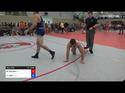 86 Kg Consi Of 8 1 Michael Battista Cavalier Wrestling Club Vs Jonathan Loew Finger Lakes RTC