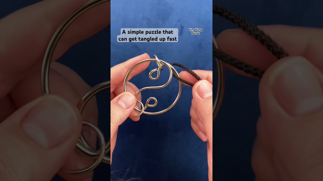 A simple puzzle that can get tangled up fast. #shorts