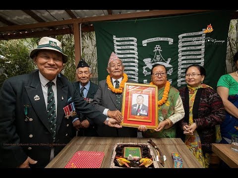 10th. PMO Gurkha Rifles Celebrating '54 SERIKIN DAY'.