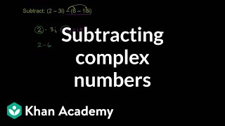 Subtracting Complex Numbers
