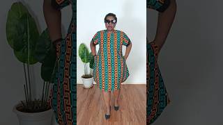 🆕 Stunning Short Kitenge shift Dress #africafashion #africanclothing #zamakalefashion #music #africa