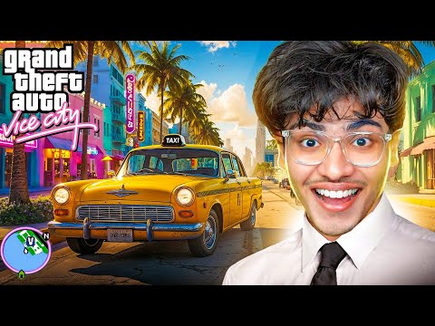 I BECAME TAXI DRIVER IN GTA VICE CITY #2