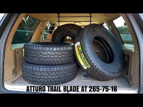 1 24 19 Cheap New Tires ATTURO TRAIL BLADE AT 265-75-16