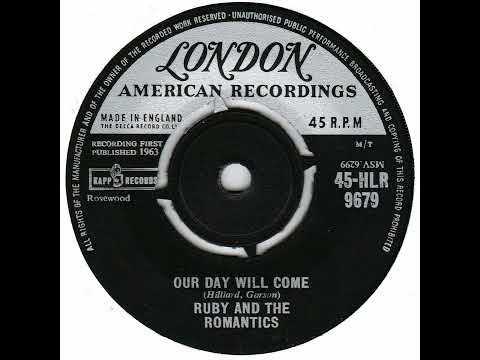 UK New Entry 1963 (73) Ruby & The Romantics - Our Day Will Come