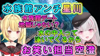 水族館で笑わせてくれる空澄と水族館アンチ星川【空澄セナ/あすみせな/ぶいすぽっ!/切り抜き/星川サラ】
