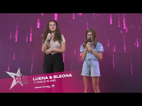 Luena 11 ans & Bleona 16 ans - Swiss Voice Tour 2022, Léman Centre Crissier