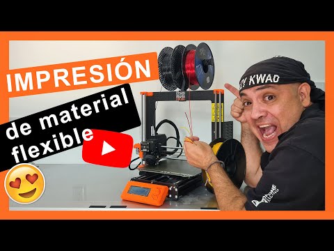 Impresión de material flexible // PRUSA i3MK3S // The Crazy Style