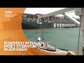 Enorme drukte in haven Rotterdam door Ever Given