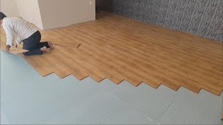 Ustasından adım adım ofis/oda/salon zemin parke kurulumu