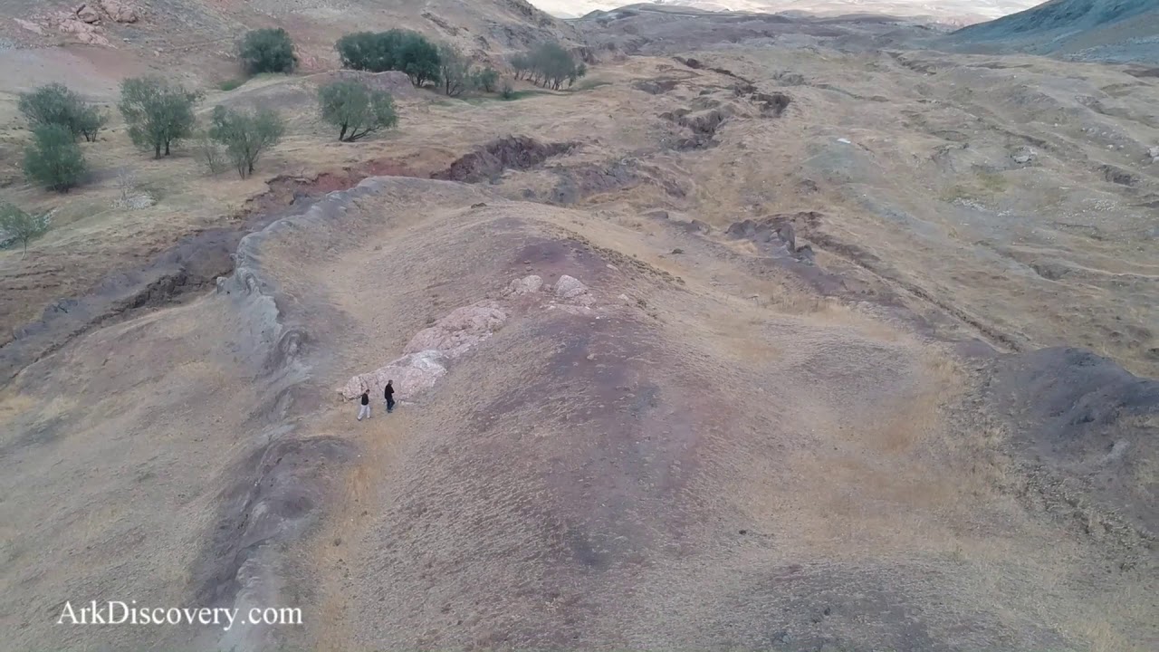 Drone footage of the Noah's ark formation - Anchor Stone International