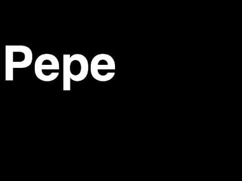 How to Pronounce Pepe Real Madrid CF Football Goal Penalty Kick Yellow Red Card Injury