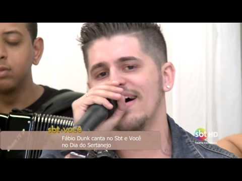Fábio Dunk canta no Sbt e Você no Dia do Sertanejo