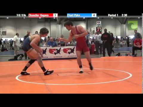 Men 74 KG / 163 lbs - Chandler Rogers vs. Chad Pyke