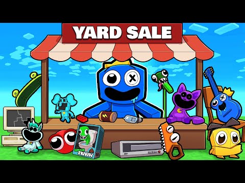 RAINBOW FRIENDS YARD SALE! (Minecraft)