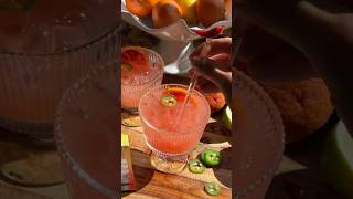 MANGO BLOOD ORANGE SPICY MARGARITA MOCKTAIL