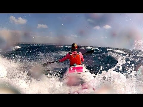Wild Downwind Durban - 40 Knots with gusts up to 55 knots - Huge Swells