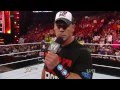 John Cena shoots on The Rock - WWE Raw 2012 ...