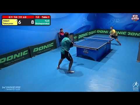 22:30 Valerii Tatarynov 1-3 Yurii Shchepanskyi West 5 WIN CUP 12.12.2022 | TABLE TENNIS WINCUP