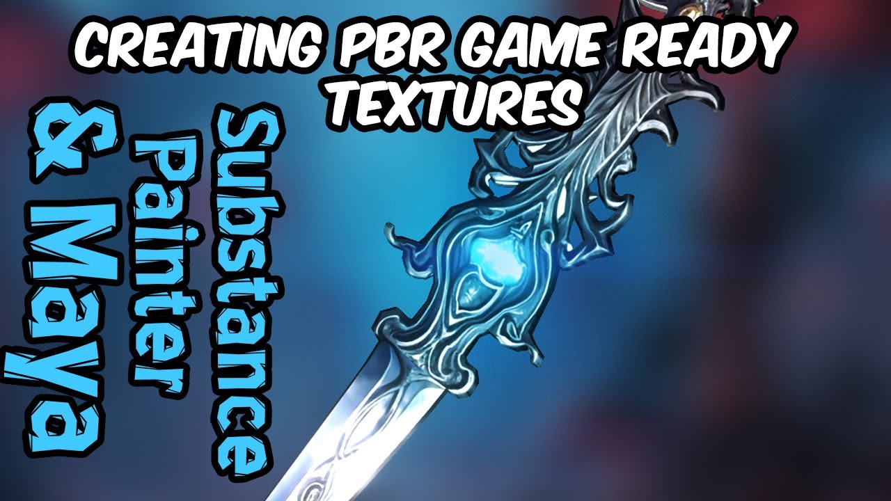 PBR textures for a Sword Game Asset (Substance Painter Tutorial)