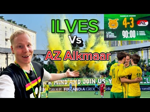 TÄN TAKIA ME SEURATAAN FUTISTA🔥 Ilves-AZ Alkmaar matsivlogi!