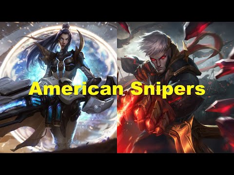 Varus Support and Caitlin ADC | American Snipers| Will it Bot lane?