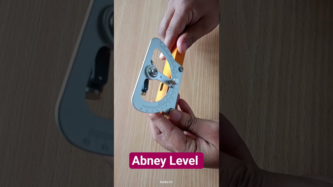 📐 Abney Level Explained | Surveying Instrument #shorts