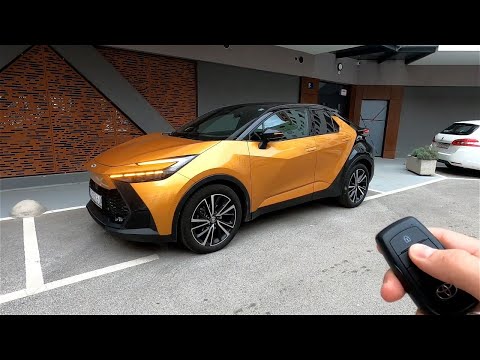 Toyota C-HR 2024 Hybrid [198 HP] POV Test drive CARiNIK (City driving, low consumption)