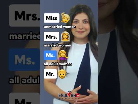 Miss Mrs. Ms. Mr. | Learn the difference #english #vocabulary #shorts