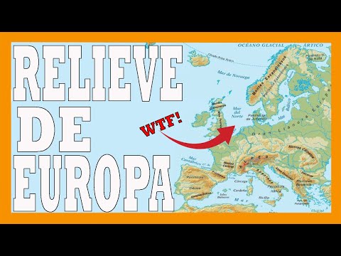✅✅✅ ¿Cómo es el RELIEVE de EUROPA? ✅✅✅ Mapa físico de Europa - Geografía básica de Europa