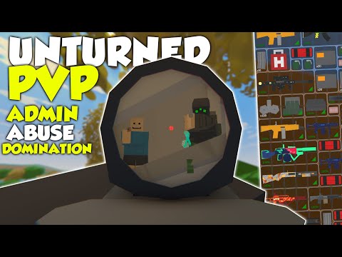 Unturned - Dominating The Worst Admin Abused Server (PvP Survival)