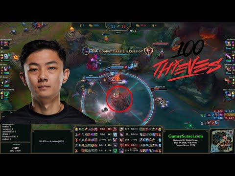 100T FBI gets ONE SHOT by this European Nunu - Triple Kill!!!