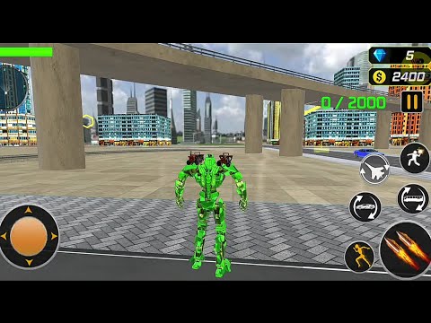 Army Bus Robot Transform Wars: Air Jet Robot Games  - Android Gameplay (Full HDR)