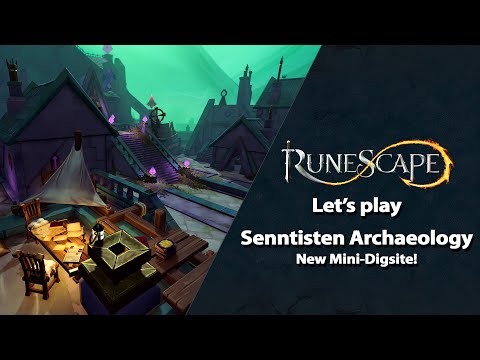 Let's Play - Senntisten Archaeology Mini-Digsite | RuneScape Weekly Stream (August 2021)