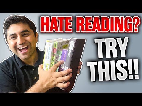 Want To Read Books BUT HATE Reading?  Try This!!
